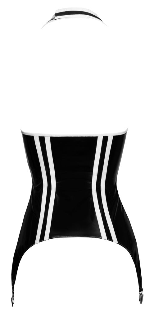 Strapshemd aus Lack mit String - Black Level – Hinreissend Fetish Fashion