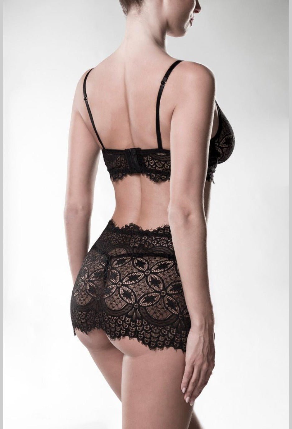 3 - teiliges Spitzenset | Grey Velvet - Hinreissend