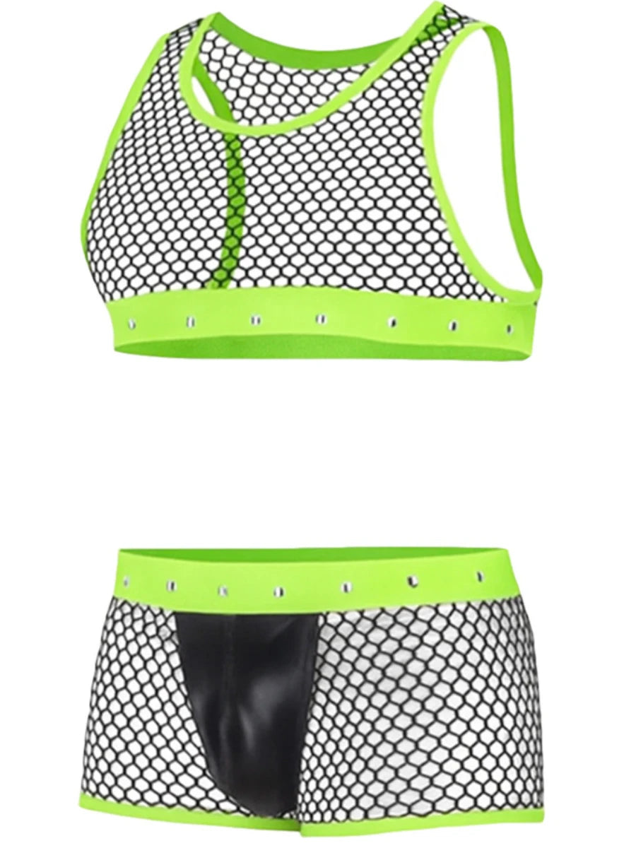 Black Neon Rave Total Look R4VAGE by C4M