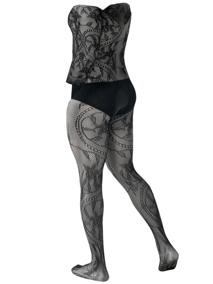 Lacey Crotchless Fishnet Bodynet R4VAGE by C4M
