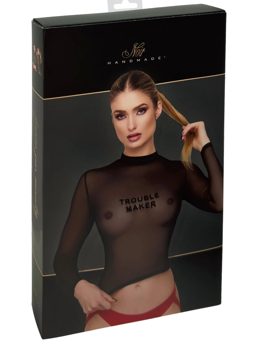 TROUBLEMAKER - Top – Noir Handmade