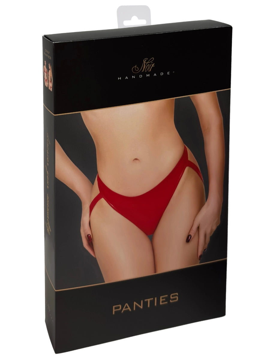 TROUBLEMAKER - Höschen mit Trägern – Noir Handmade