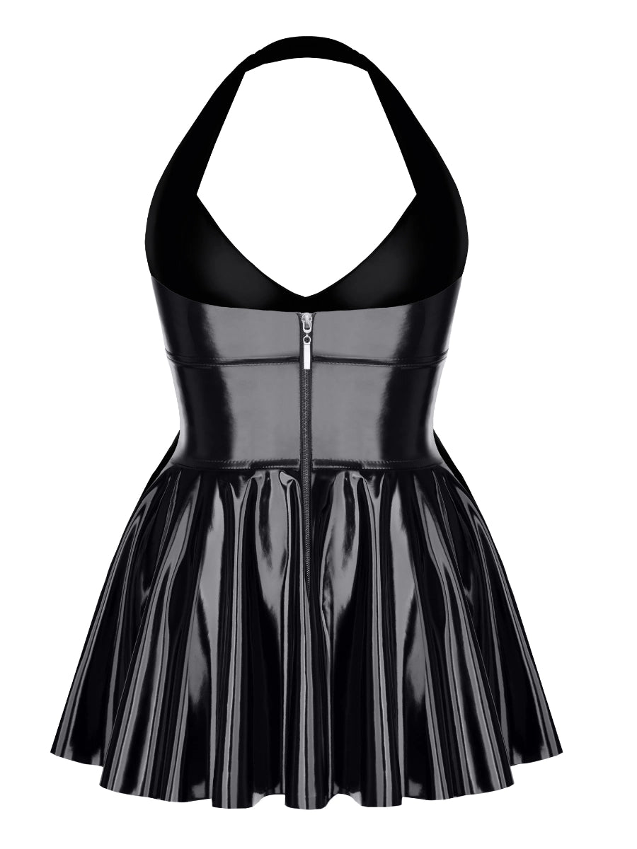 Svenja - Lack Minikleid – Demoniq