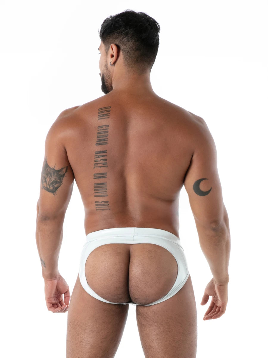 Latex-Slip ohne Po Datex Weiss â TOF Paris