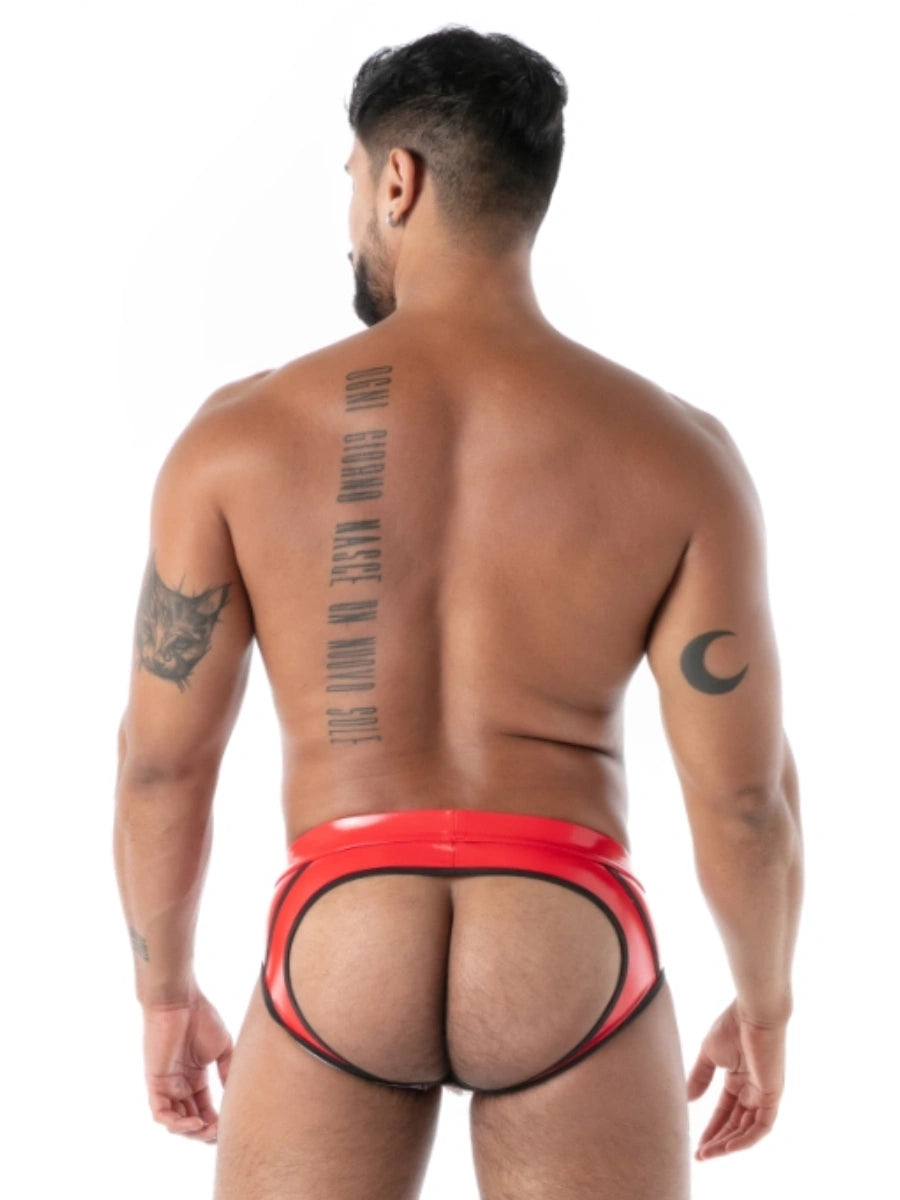 Datex-Slip ohne Po Rot – TOF Paris