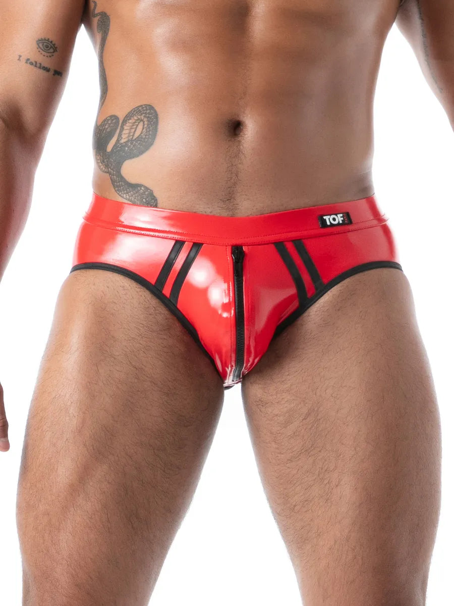 Datex-Slip ohne Po Rot – TOF Paris