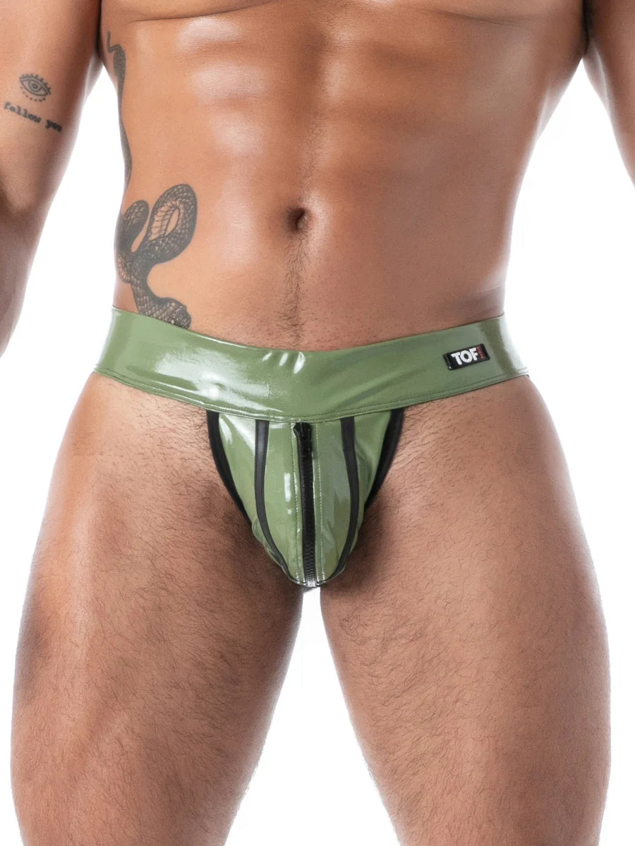 Datex-Reissverschluss-Jock Khaki – TOF Paris