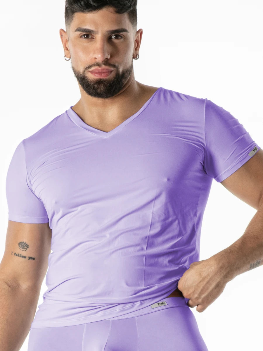 T-shirt Mon Amour in microfibra – TOF Paris