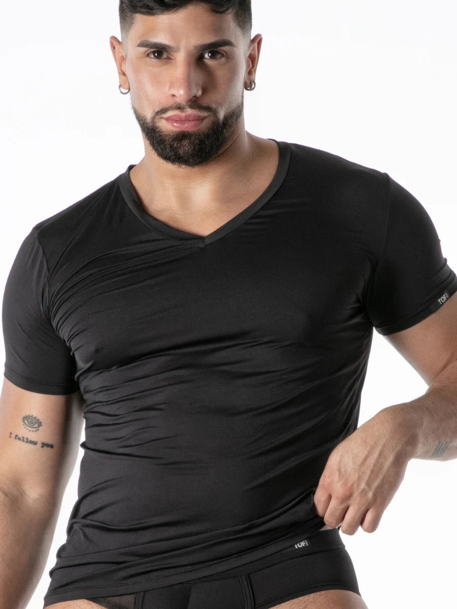 T-shirt Mon Amour in microfibra – TOF Paris