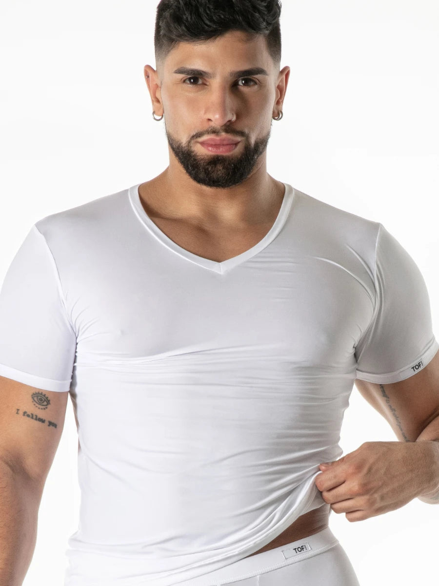 T-shirt Mon Amour in microfibra – TOF Paris