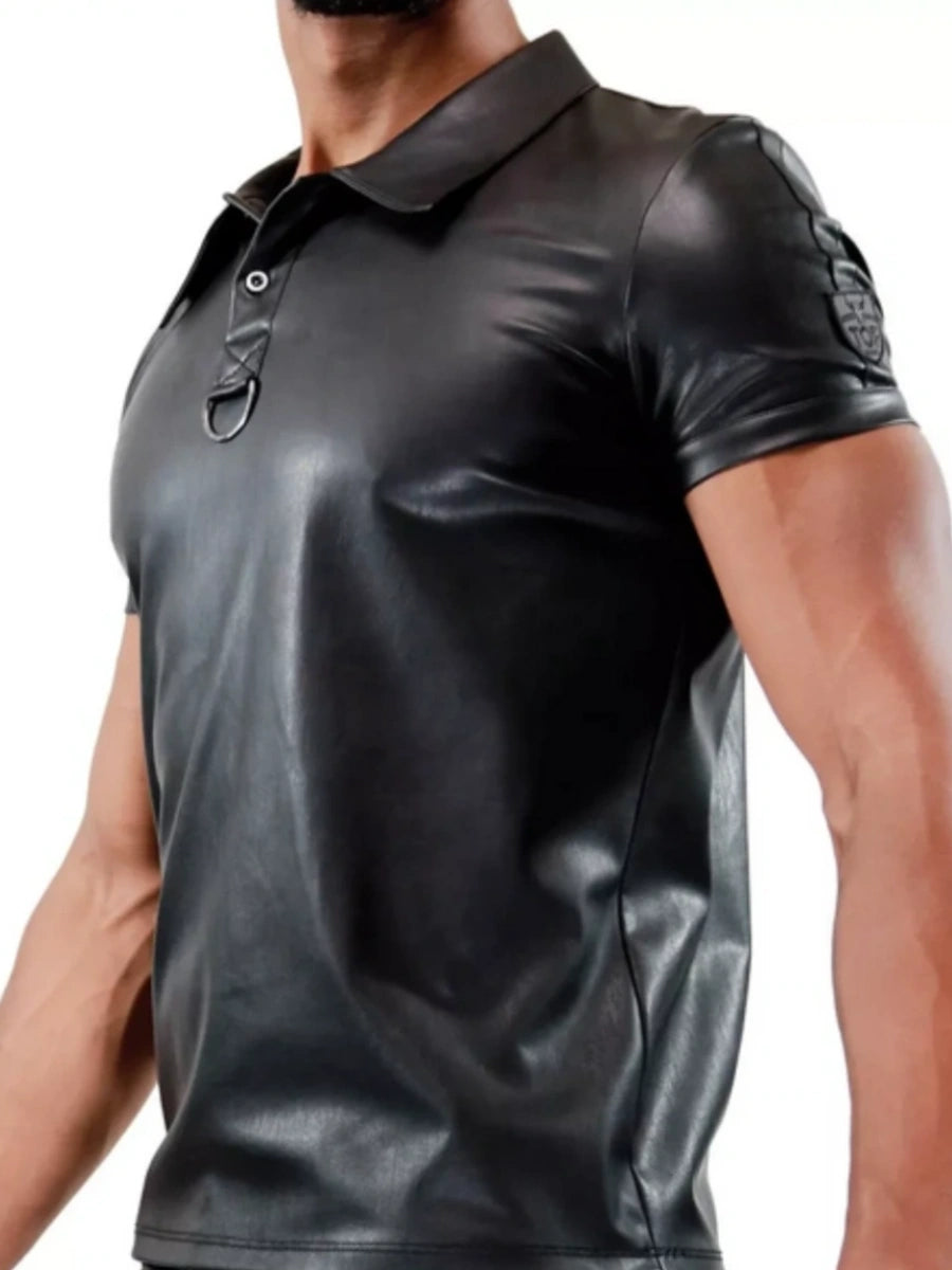 Fetish Polo Schwarz – TOF Paris