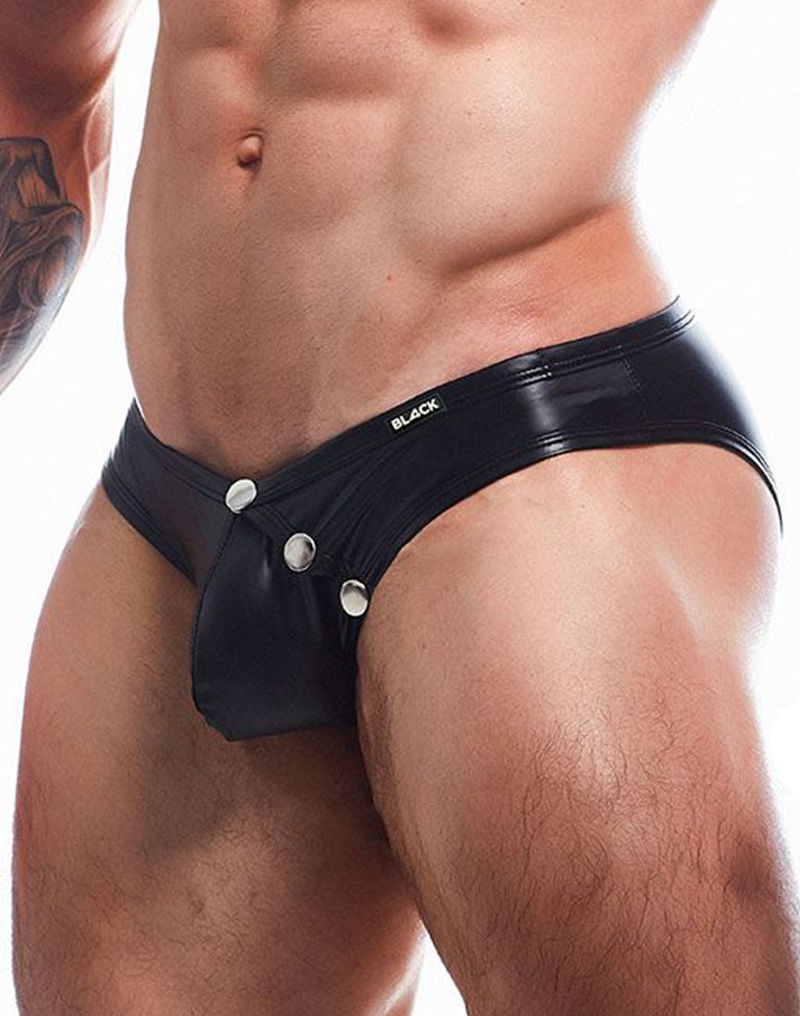 BL4CK by C4M Snap Ergonomic Brief - Schwarz - Hinreissend