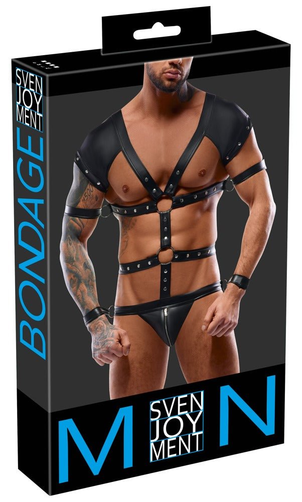 Body in Harness - Optik inkl. 4 Fesseln | Sevenjoyment BONDAGE - Hinreissend