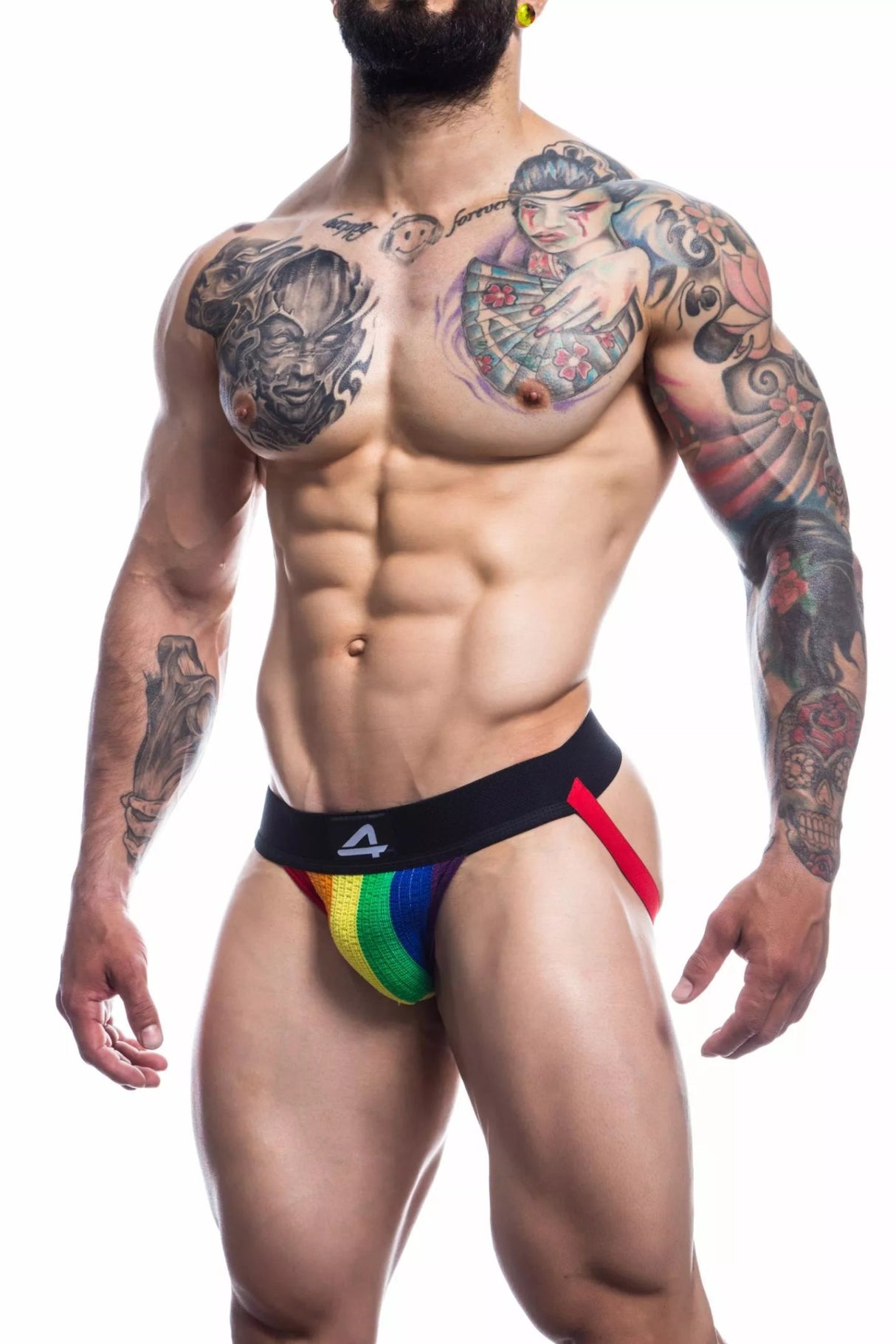 Bunter Stripe Pride Jockstrap – Cut4Men - Hinreissend