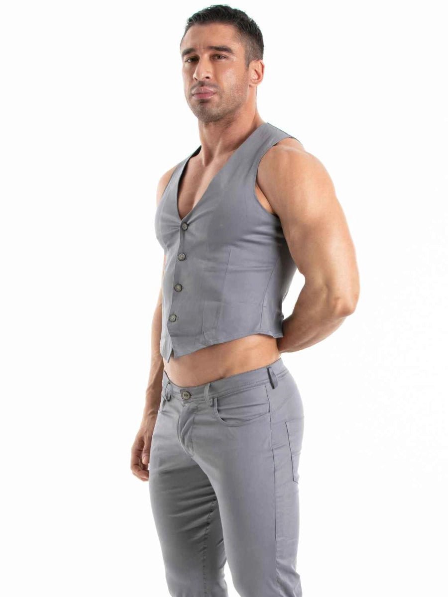 ☀️ Chino Weste Grau – TOF Paris - Hinreissend