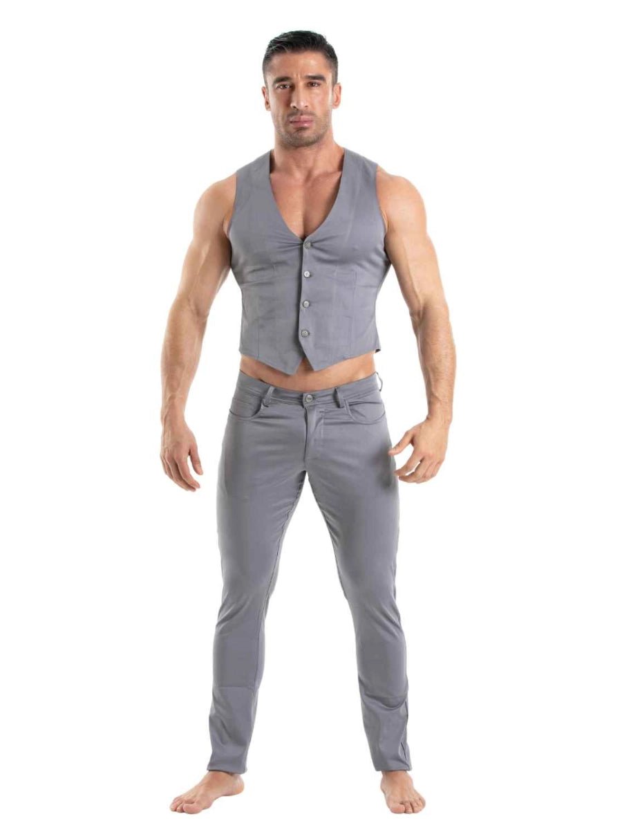 ☀️ Chino Weste Grau – TOF Paris - Hinreissend