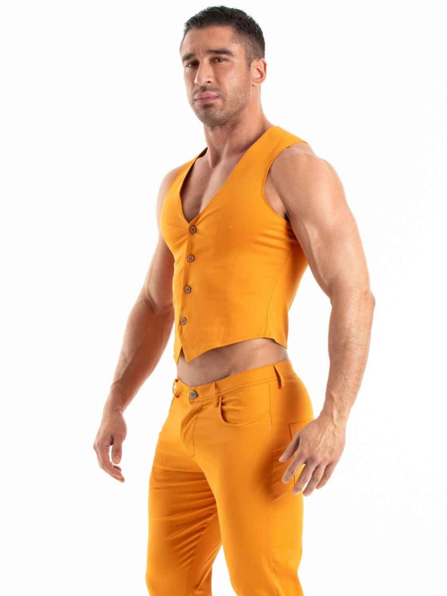 ☀️ Chino Weste Orange – TOF Paris - Hinreissend