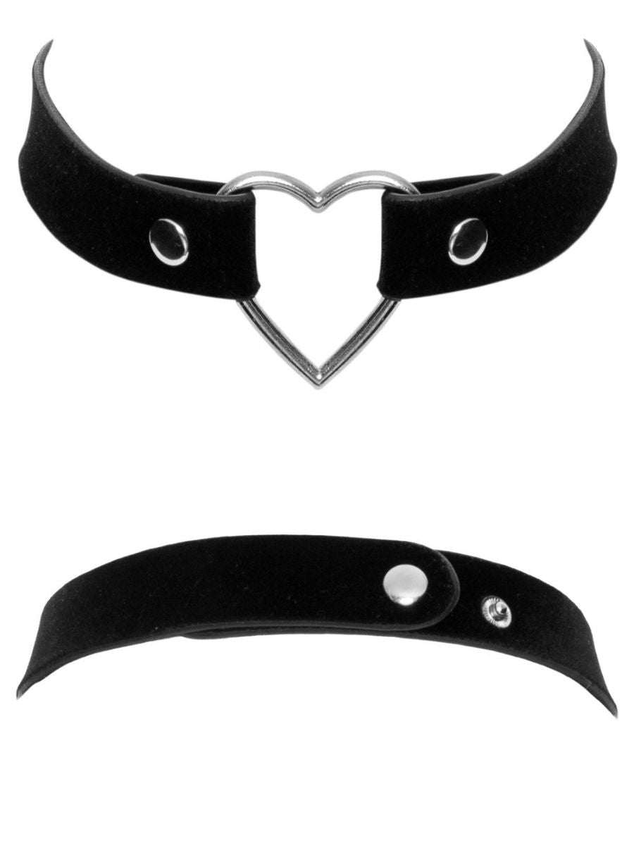 Herz-Detail Choker Schwarz Damen – Cottelli ACCESSOIRES