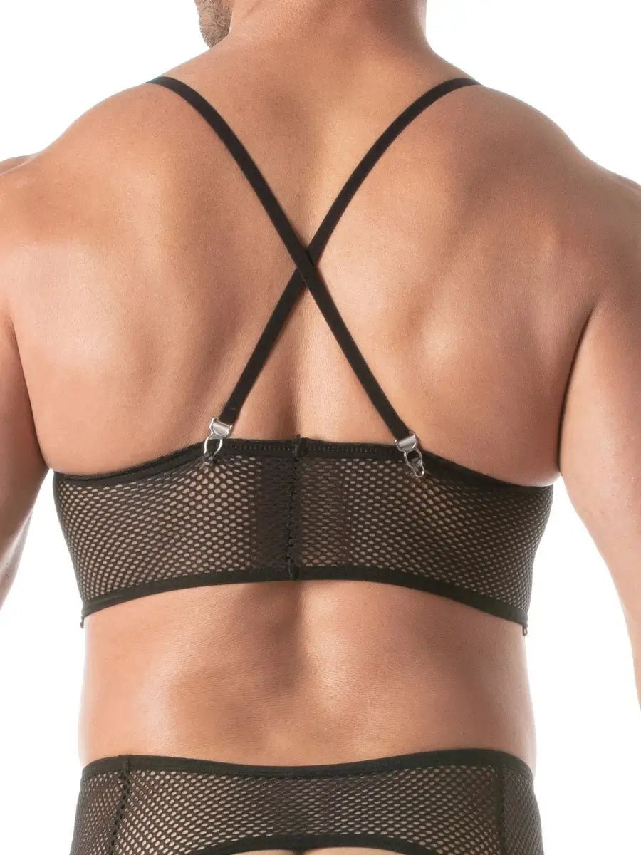 Circuit Netz - Bustier Schwarz â TOF Paris - Hinreissend
