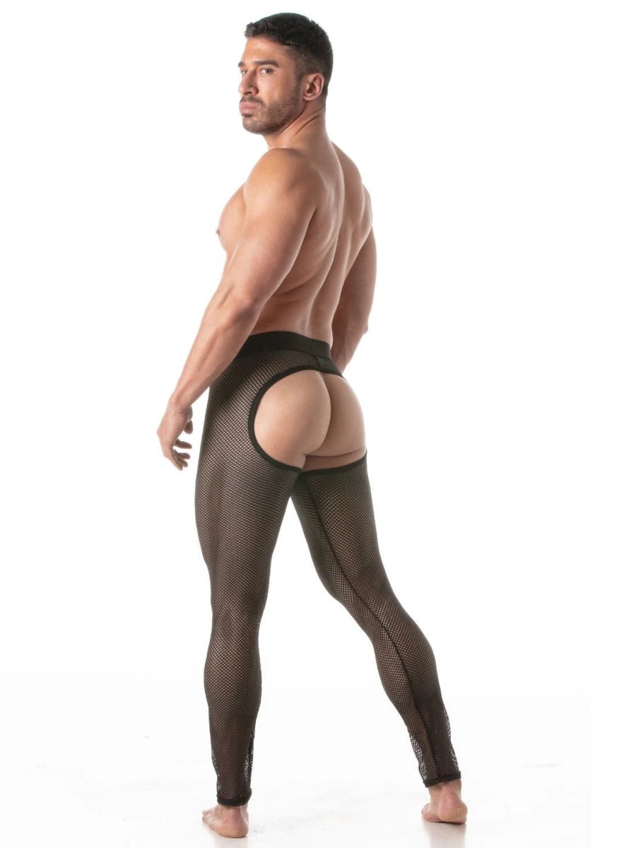 Circuit Netz - Leggings Chaps Schwarz â TOF Paris - Hinreissend