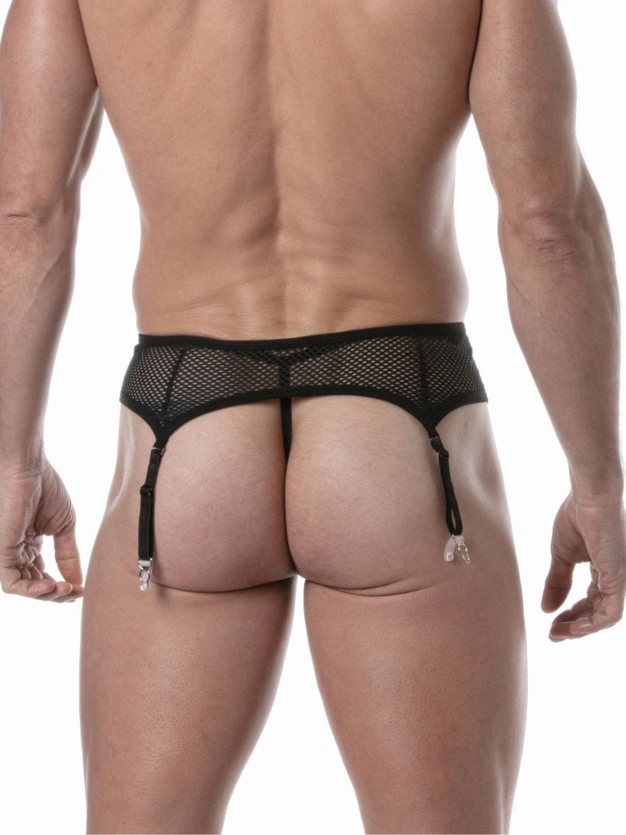 Circuit Netz - Strumpfhalter - Set Schwarz – TOF Paris - Hinreissend