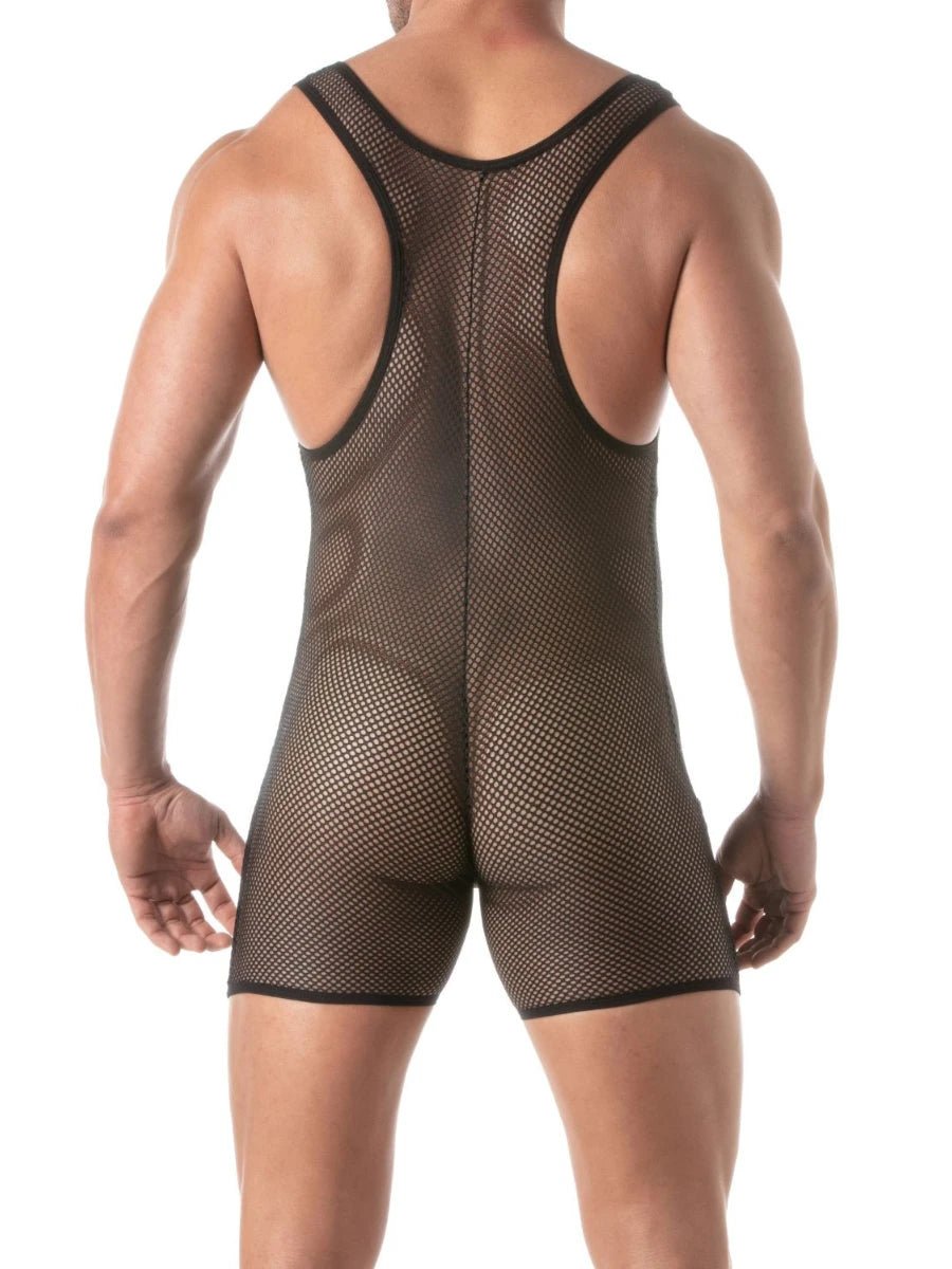 Circuit Netz - Wrestling Body Schwarz â TOF Paris - Hinreissend