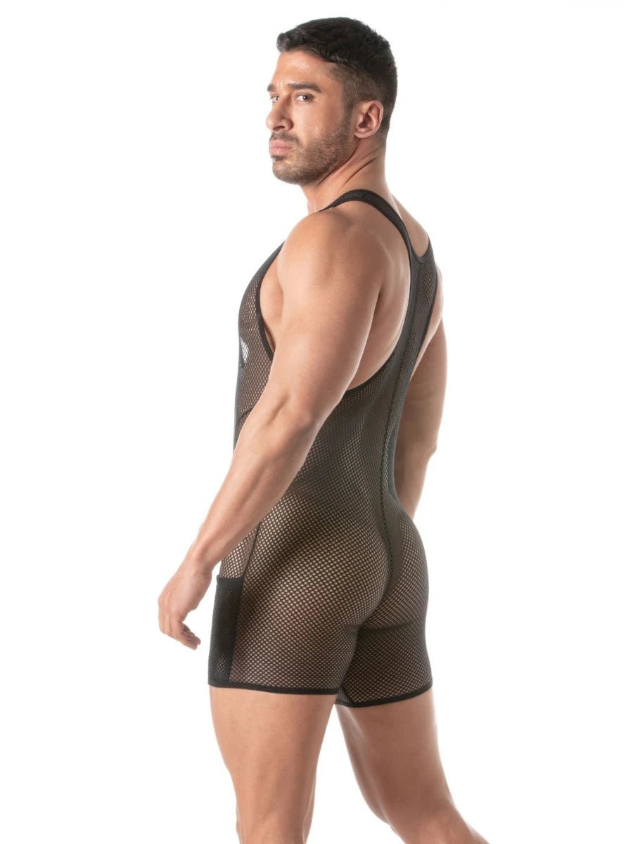 Circuit Netz - Wrestling Body Schwarz â TOF Paris - Hinreissend