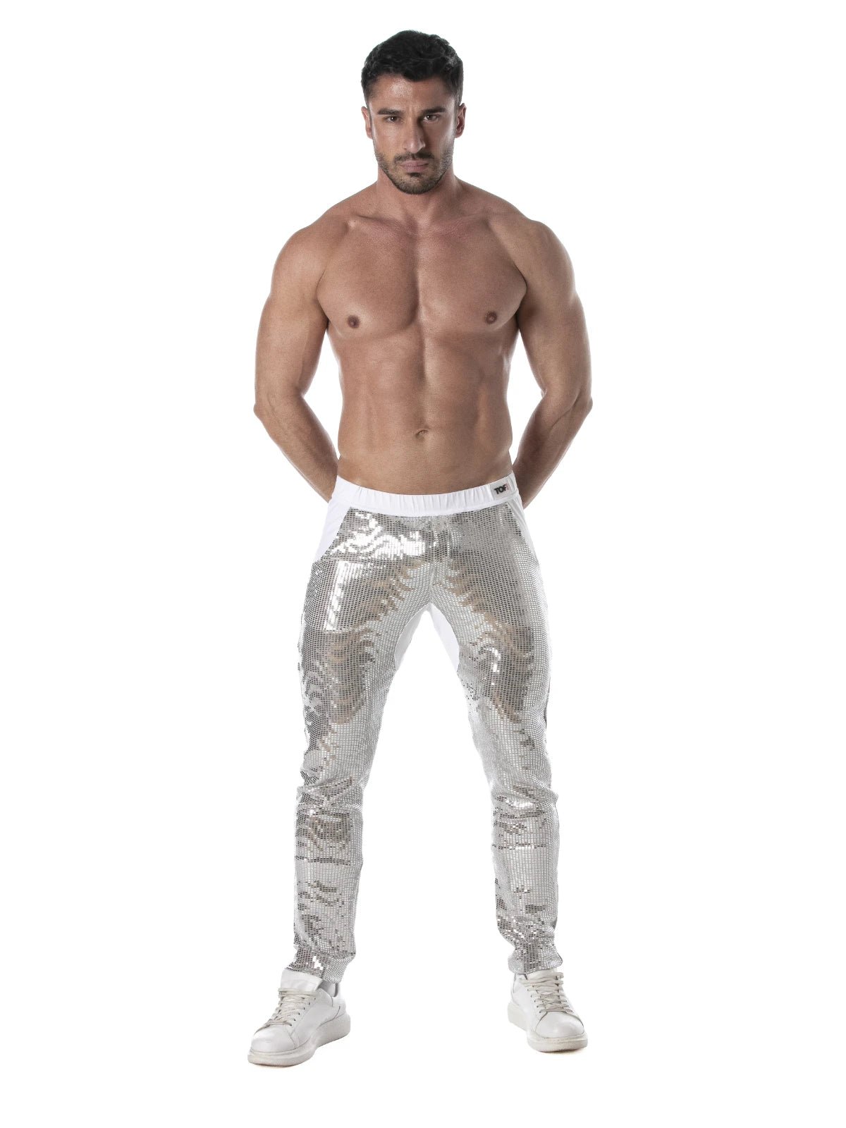 Glitter Hose Silber â TOF Paris - Hinreissend
