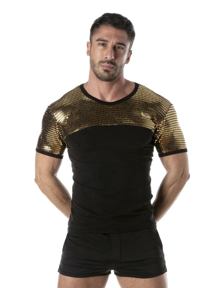 Glitter T-Shirt Gold – TOF Paris - Hinreissend