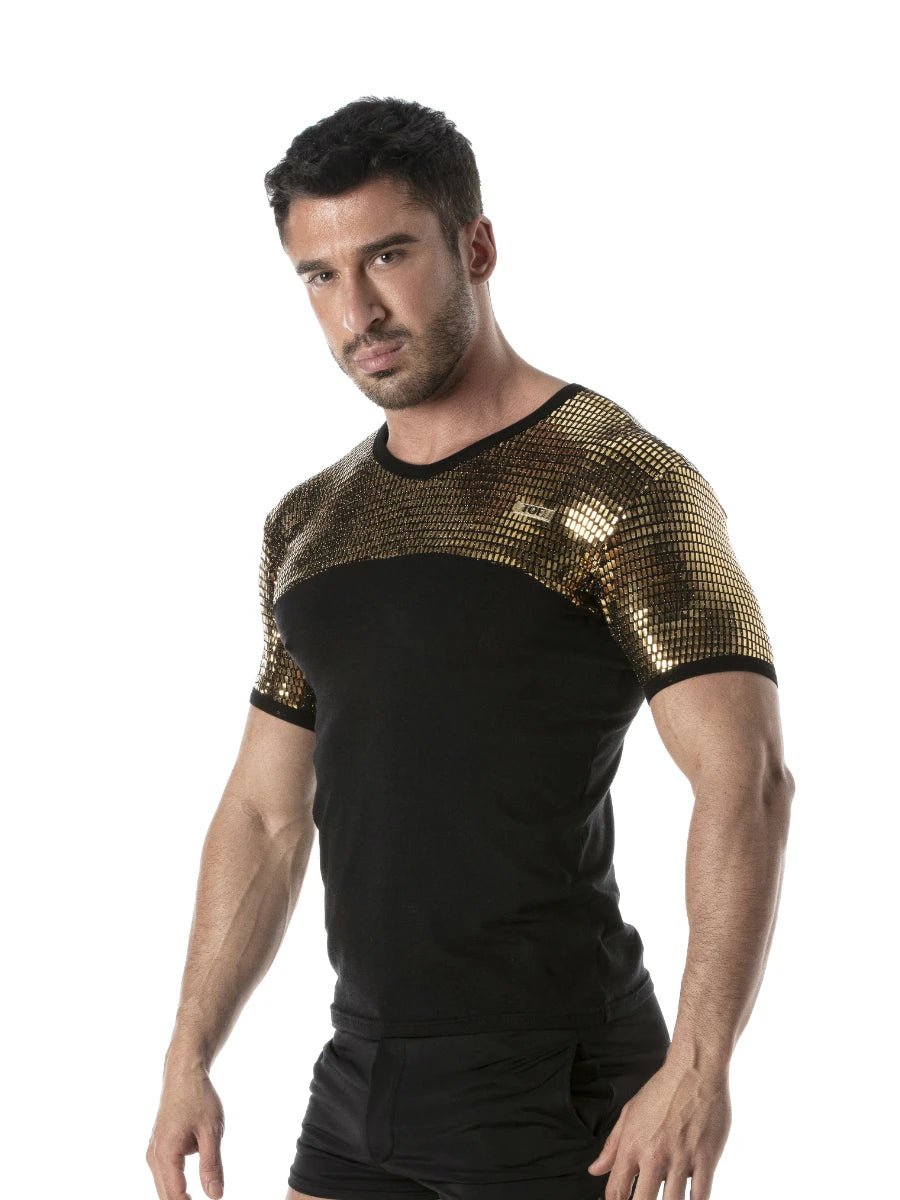Glitter T-Shirt Gold – TOF Paris - Hinreissend