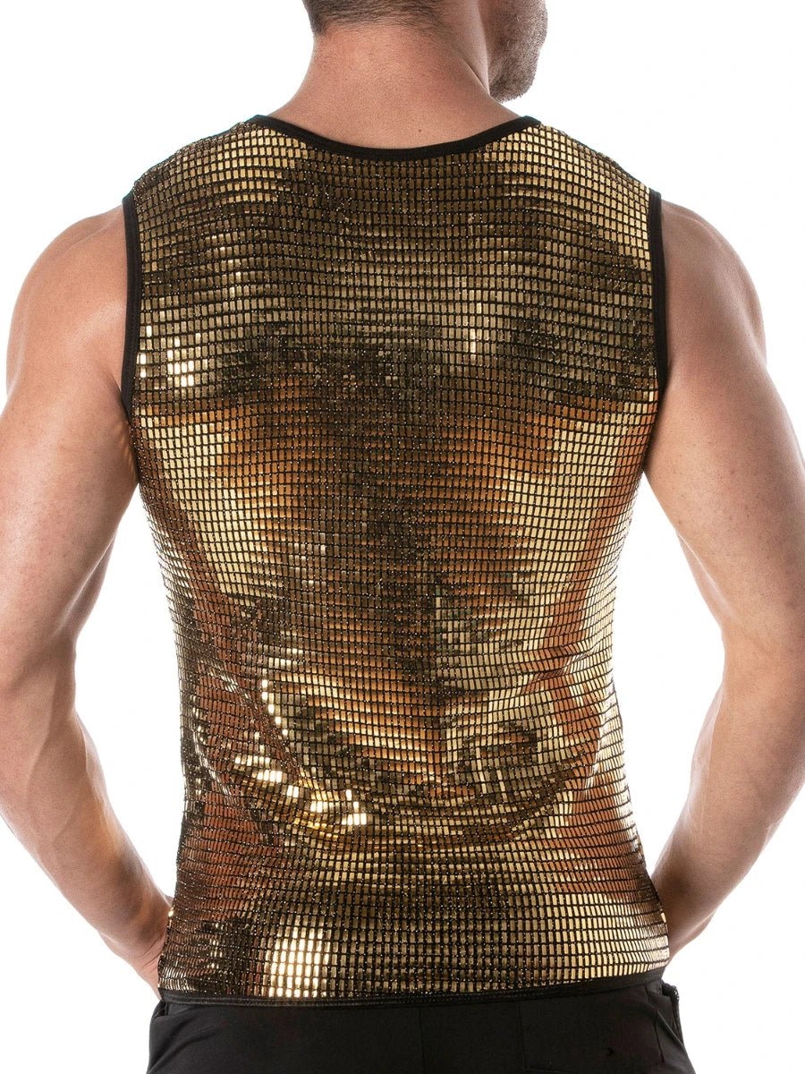 Glitter Tank Top Gold – TOF Paris - Hinreissend