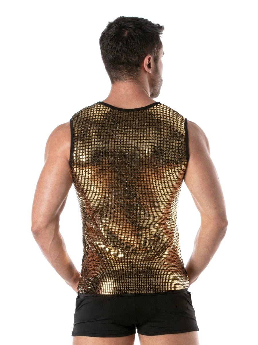 Glitter Tank Top Gold – TOF Paris - Hinreissend