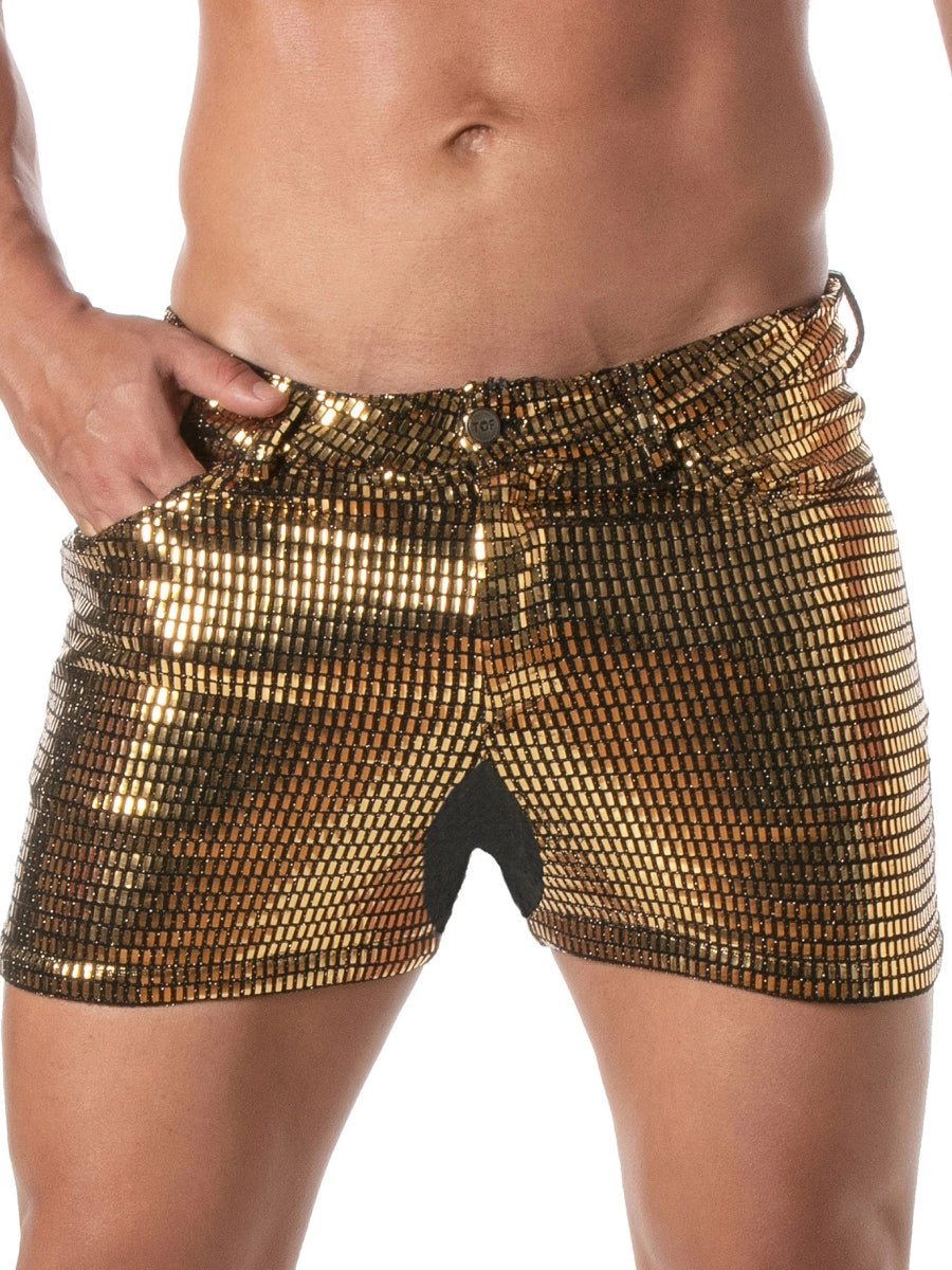 Glitzer - Shorts Gold – TOF Paris - Hinreissend
