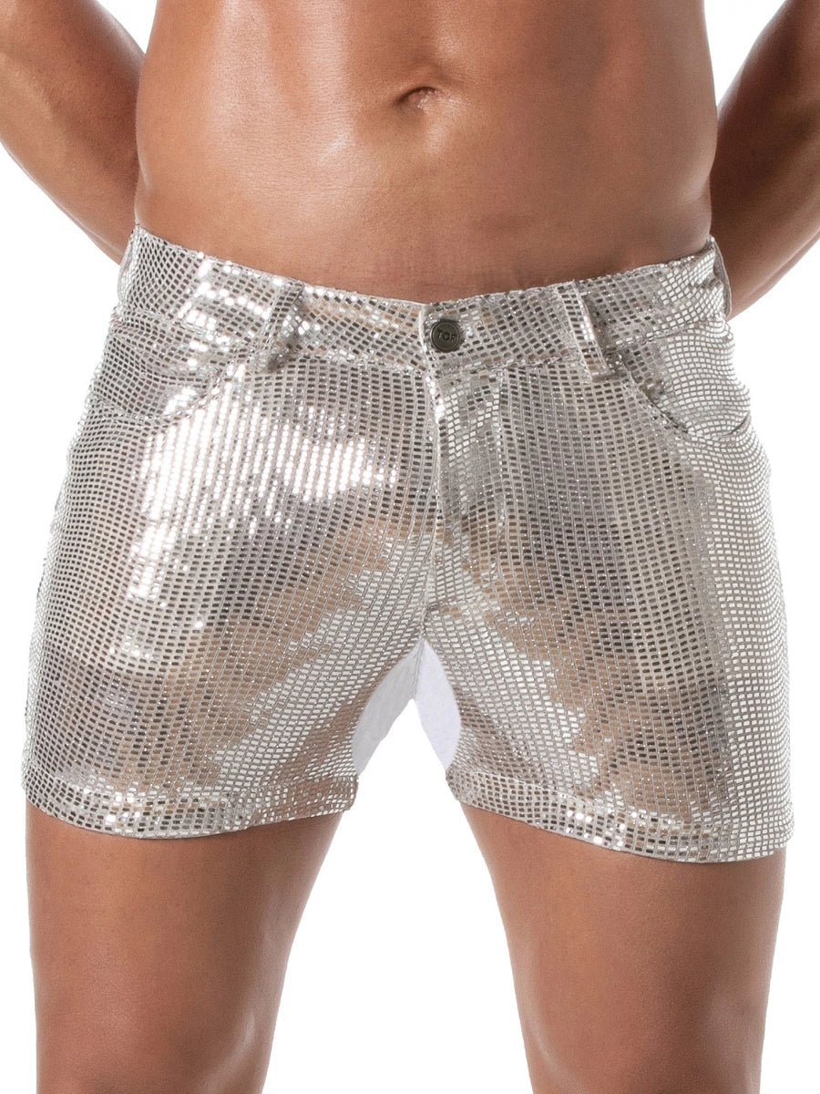 Glitzer - Shorts Silber – TOF Paris - Hinreissend