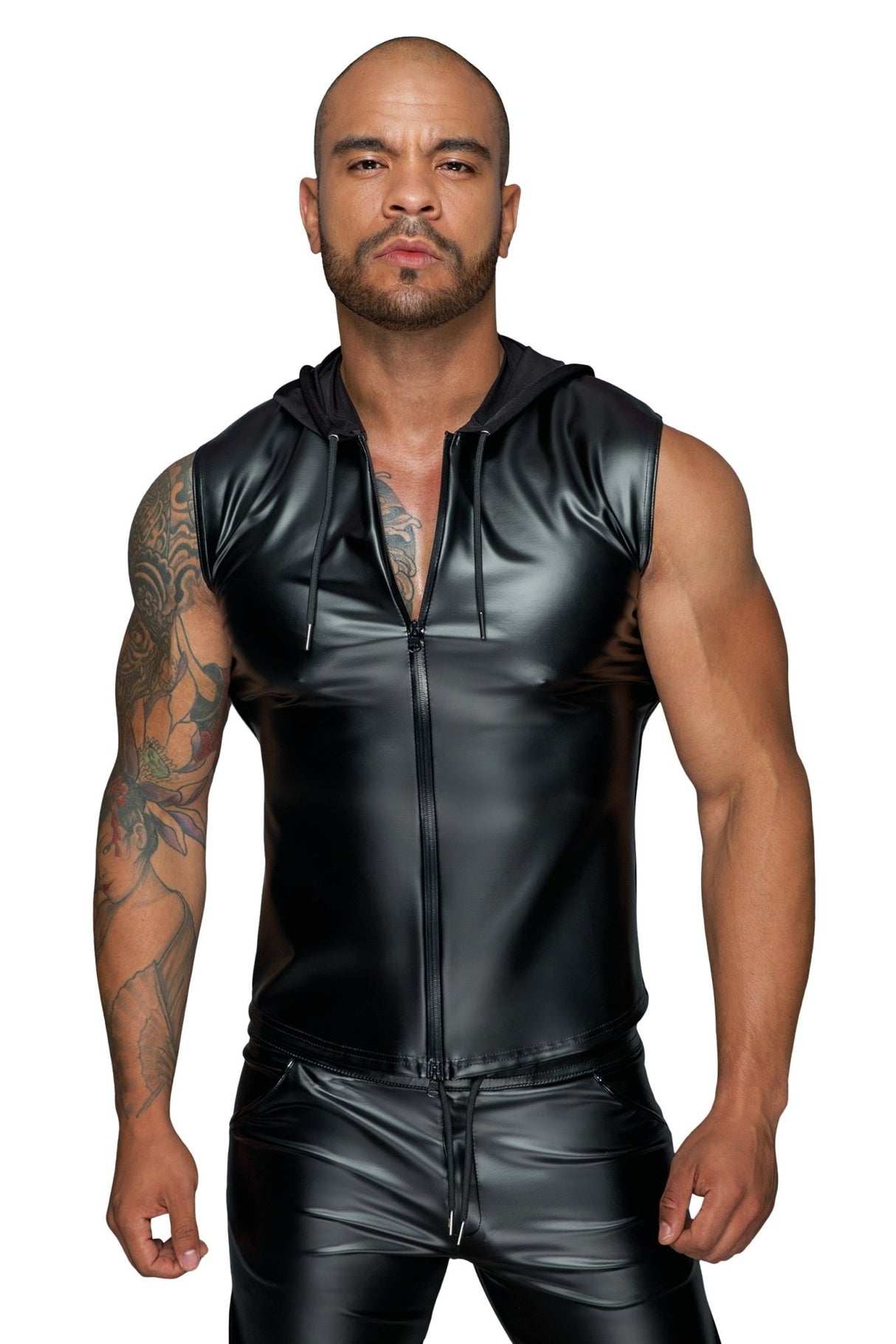 H062 Kapuzenshirt mit 2 - Wege - Reißverschluss - Hinreissend