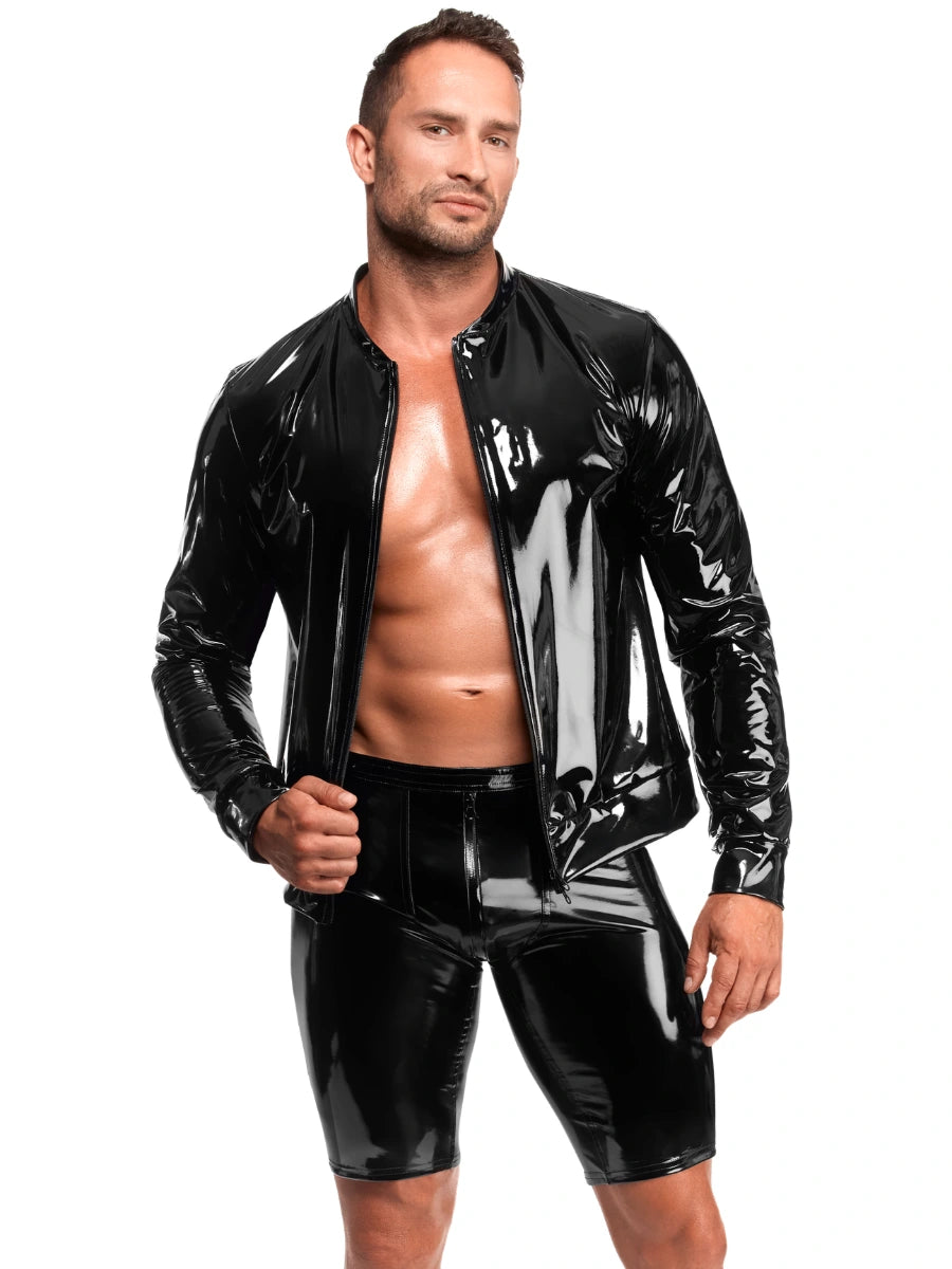 Short Biker VOLTAGE – Noir Handmade