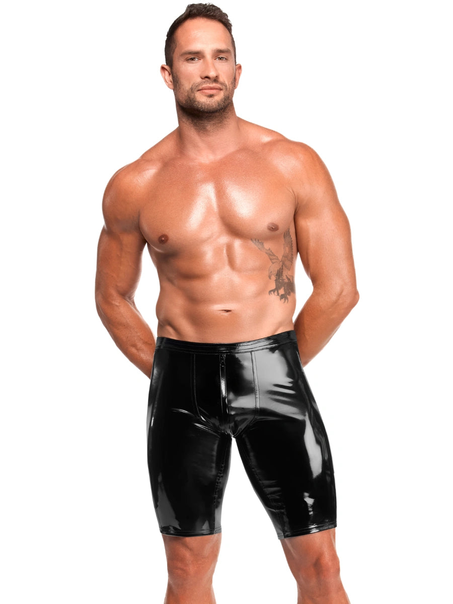Short Biker VOLTAGE – Noir Handmade