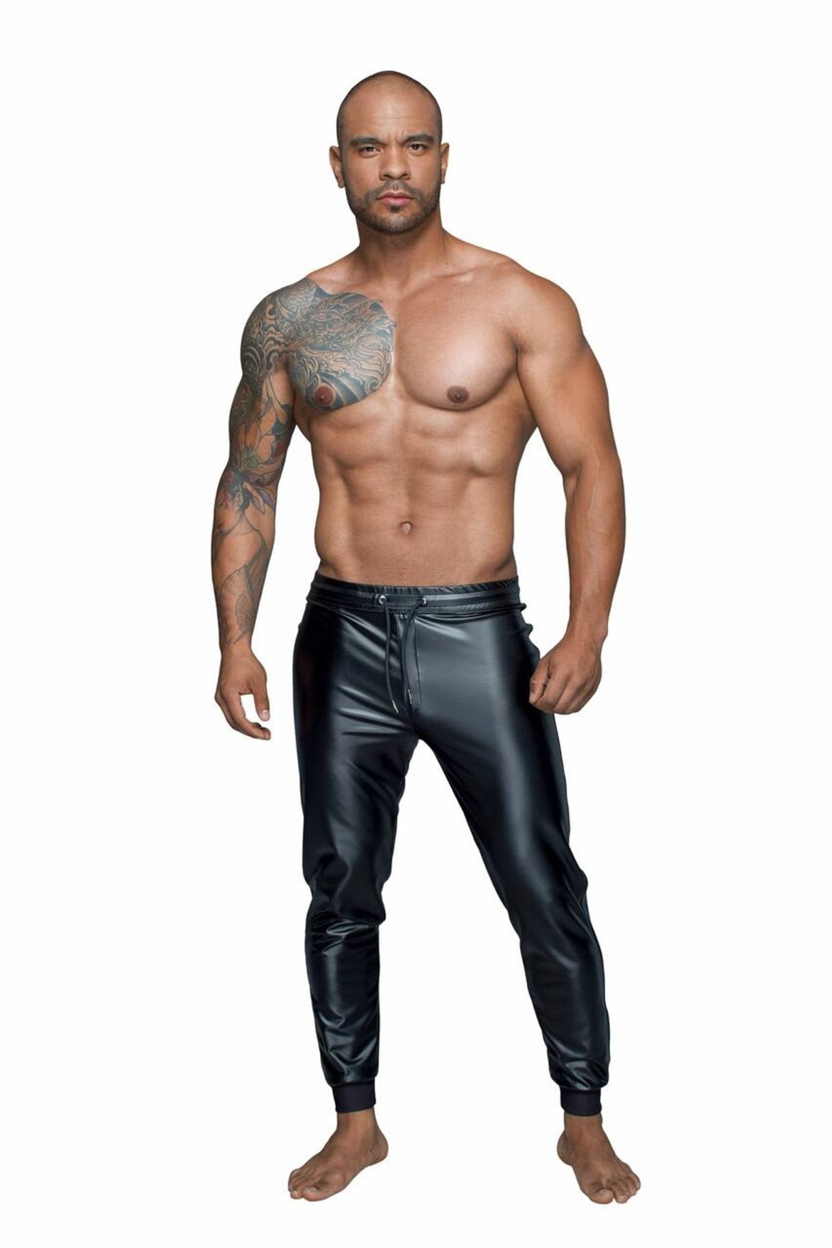 Herren Hose Wetlook H063 - Noir Handmade - Hinreissend