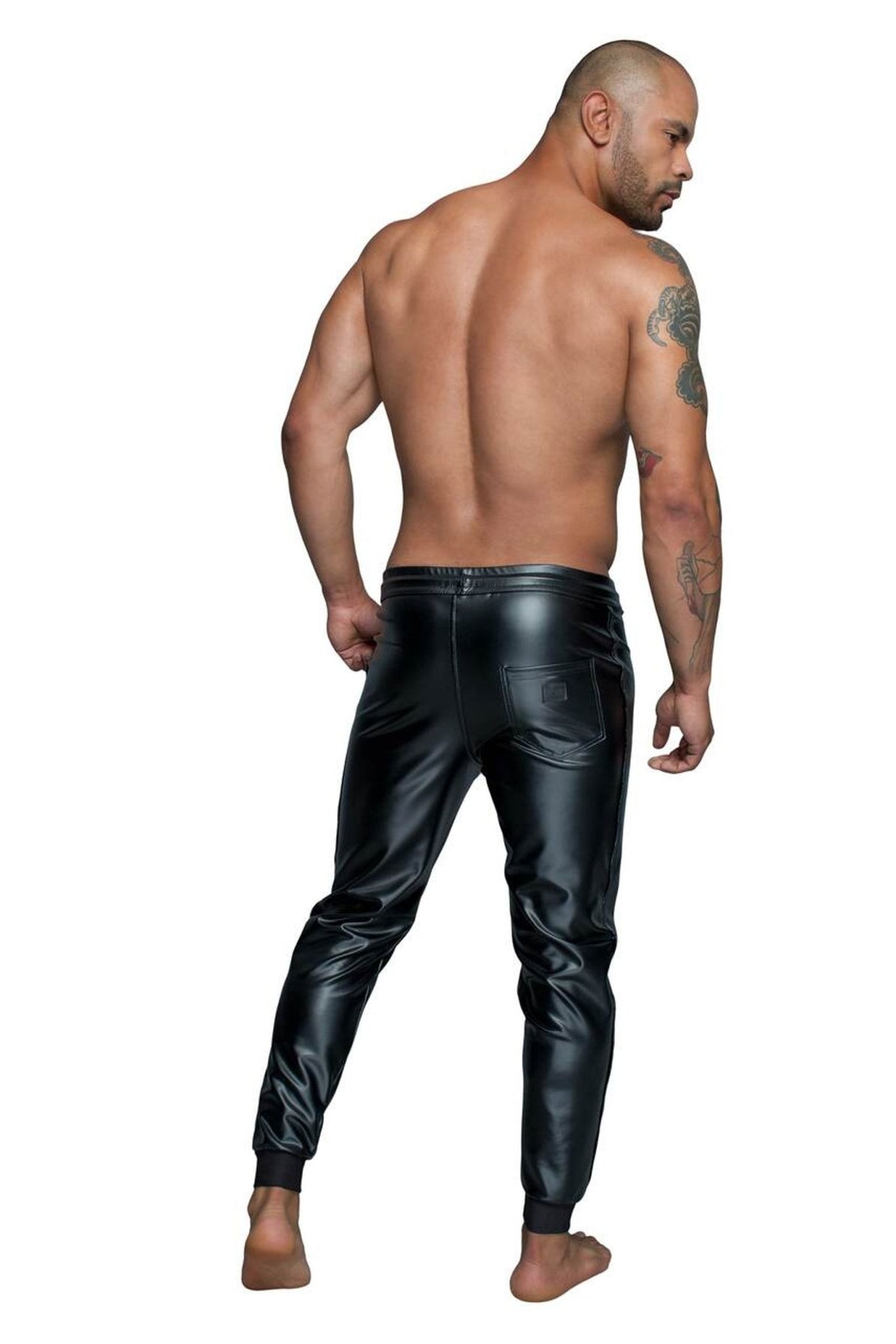 Herren Hose Wetlook H063 - Noir Handmade - Hinreissend