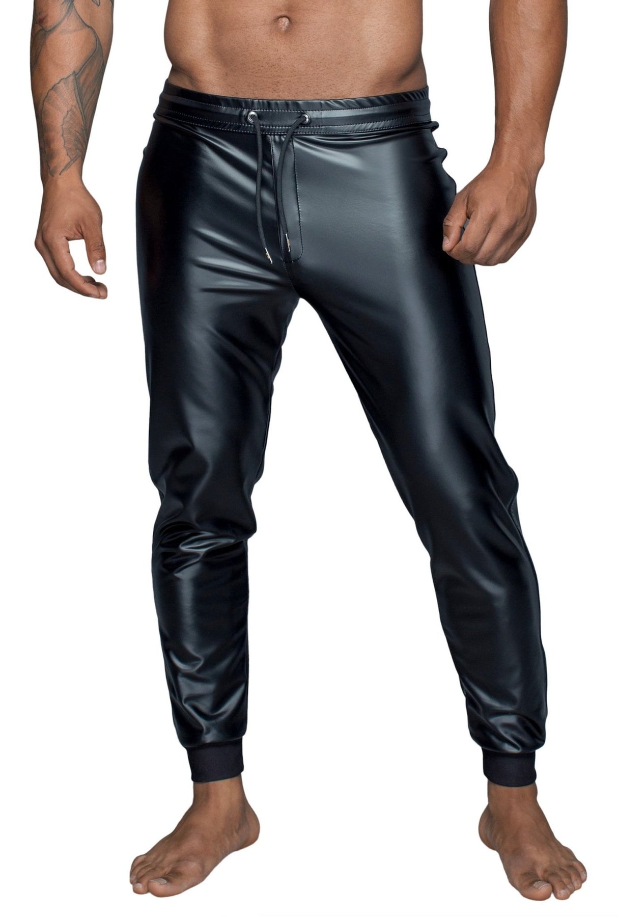 Herren Hose Wetlook H063 - Noir Handmade - Hinreissend