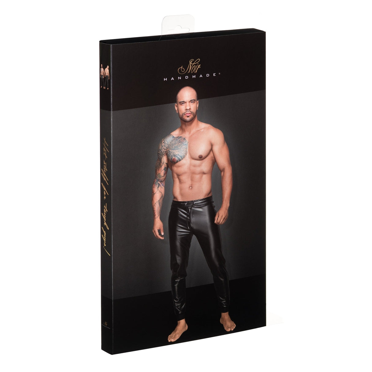 Herren Hose Wetlook H063 - Noir Handmade - Hinreissend