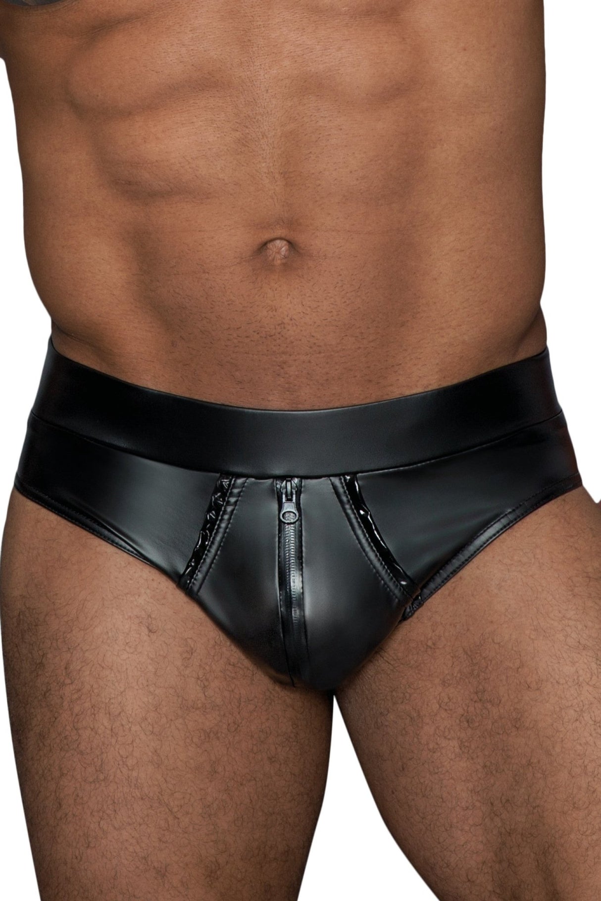 Herren Short Wetlook H065 – Noir Handmade - Hinreissend