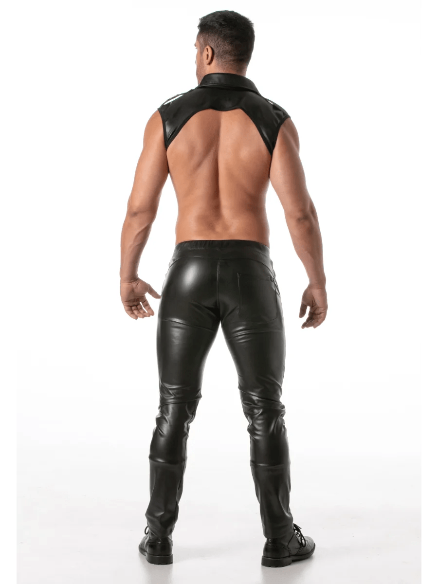 TOF Paris Kragen-Harness Kinky Schwarz RĂĽckansicht figurbetont Bild 2