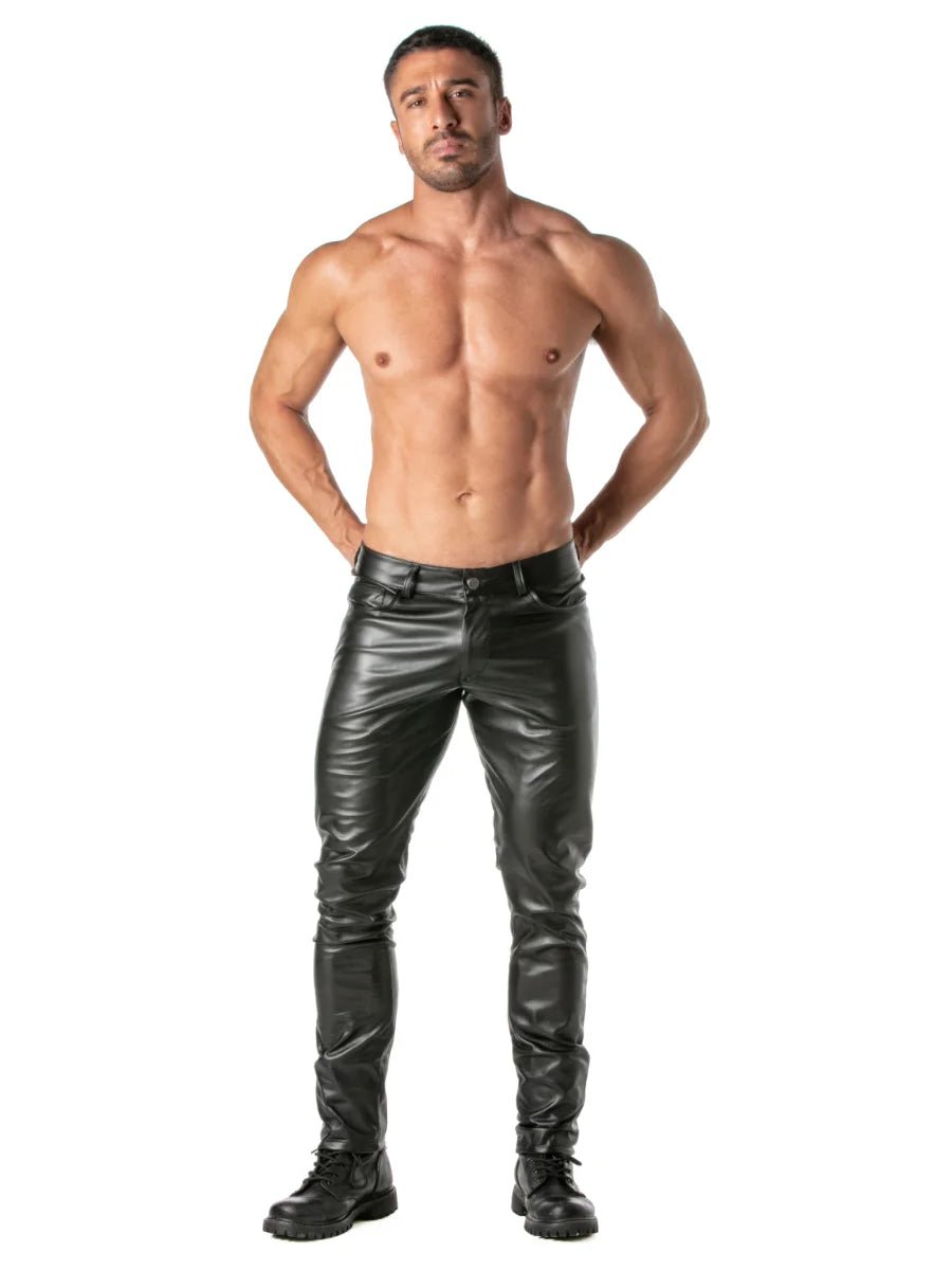 Kunstleder - Hose Schwarz – TOF Paris - Hinreissend