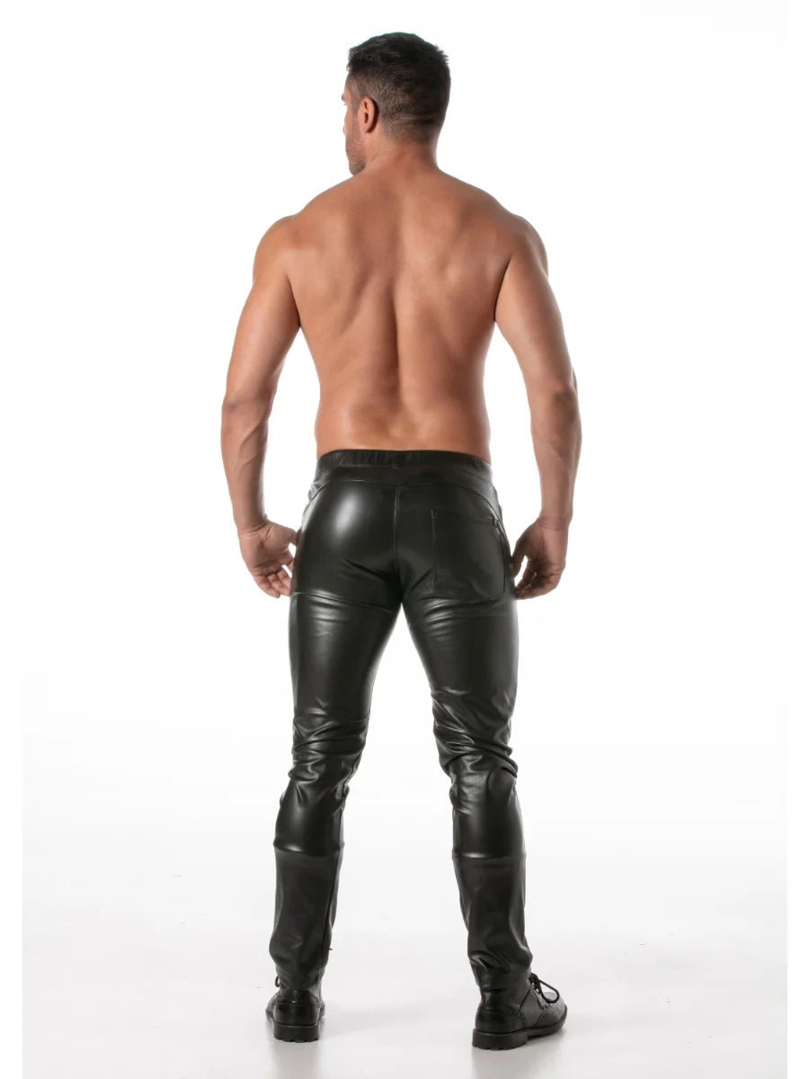 Kunstleder - Jogginghose Schwarz – TOF Paris - Hinreissend