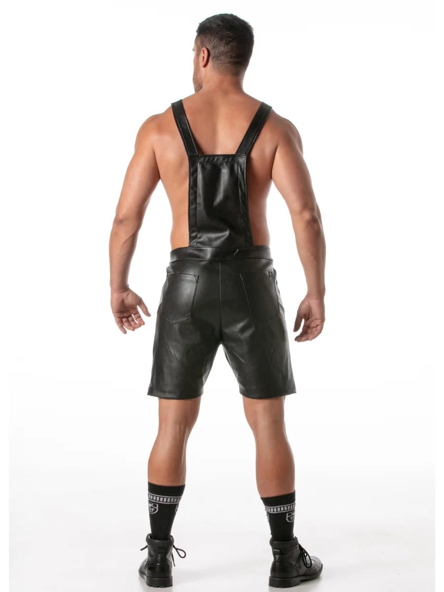 Kunstleder - Short - Overall Schwarz – TOF Paris - Hinreissend