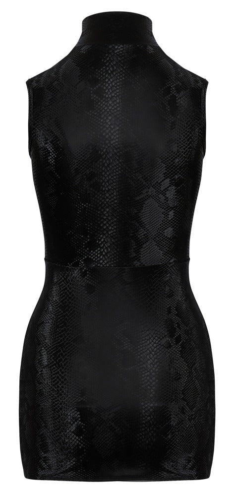 Kurzes enges Kleid in Schlangenhaut - Optik - Hinreissend