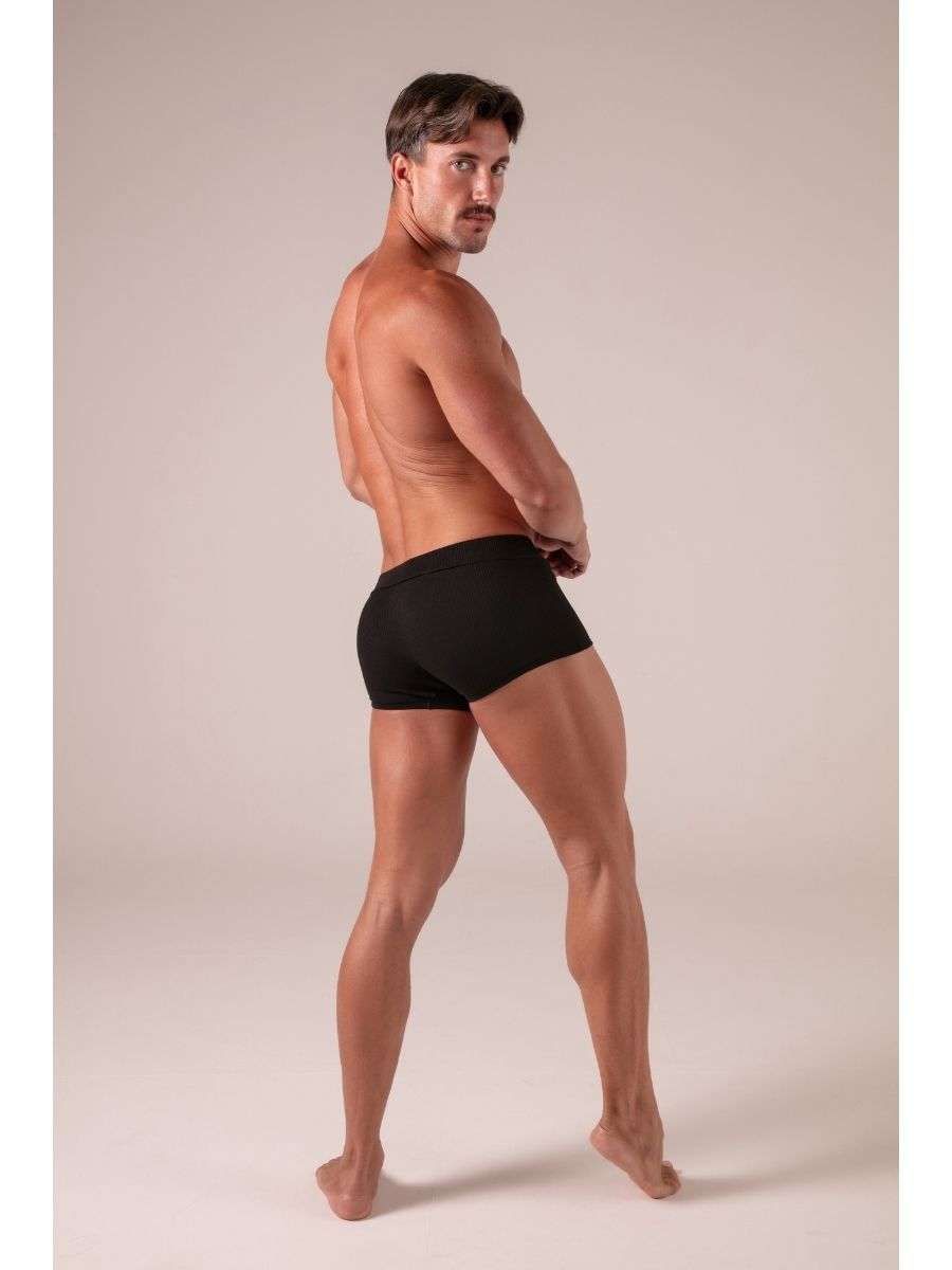 Laced Trunks Baumwolle Schwarz – Absolu Male