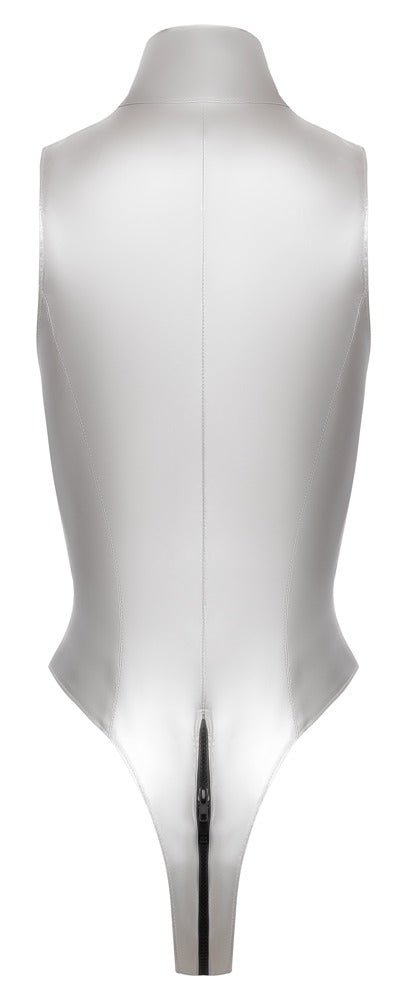 Lack - Body im silberfarbenen Glanz - Hinreissend