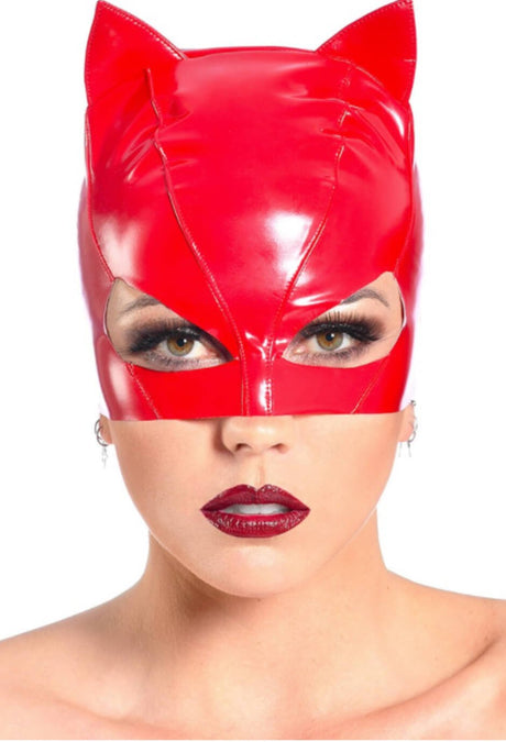 Lack - Maske "Petit Chat" Rot - Hinreissend